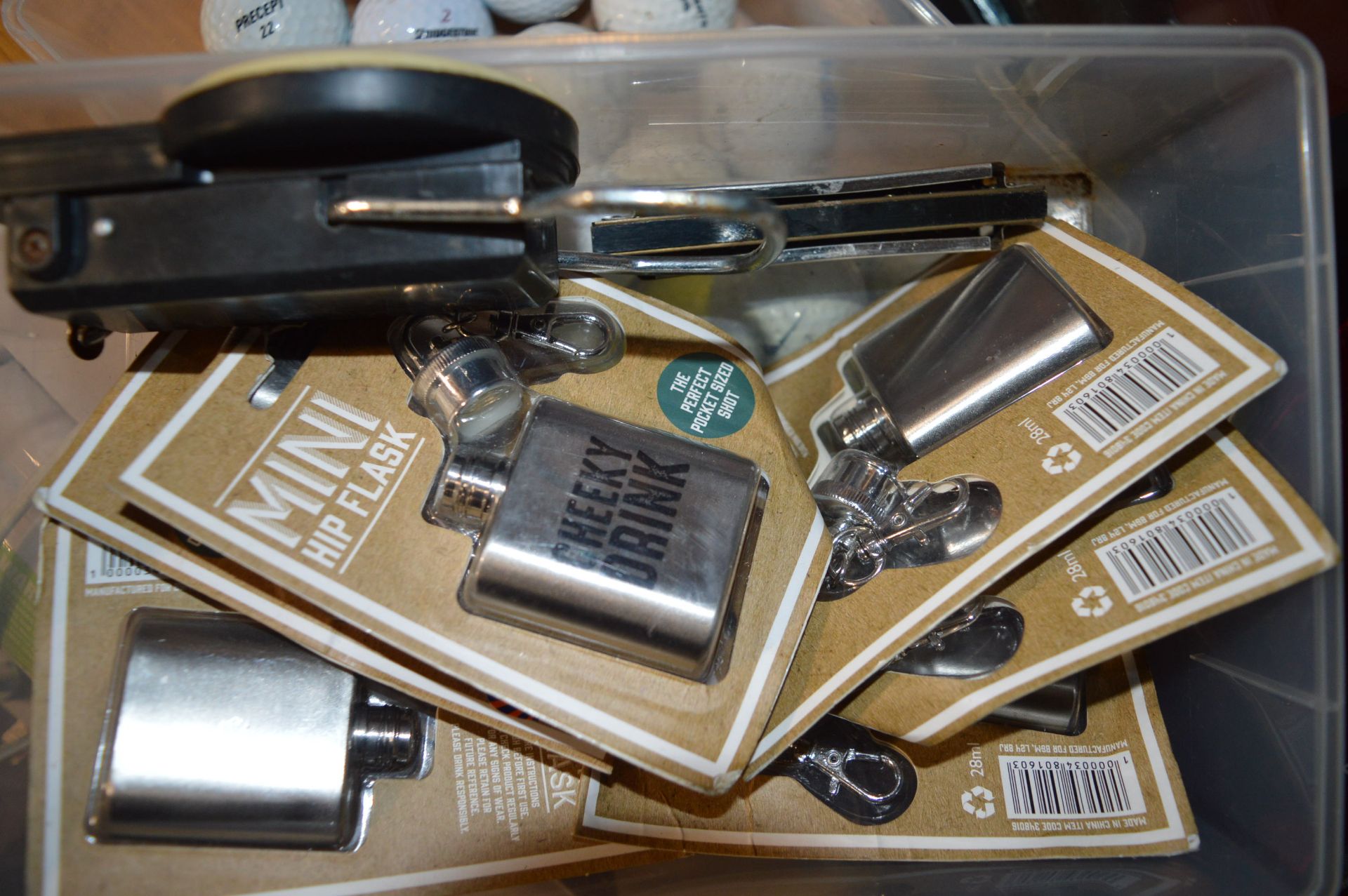 Contents of Shelf Including Spanners, Mini Hip Flasks, etc. - Image 3 of 4