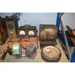 Mixed Lot Including Auto Battery Charger, Pencil Sharpeners, Cameras, Brake Testing Meters, etc.