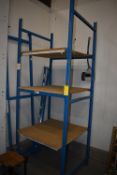 One Bay of Planned Storage Systems Ltd Boltless Medium Duty Shelving 90x190cm x 260cm high (contents