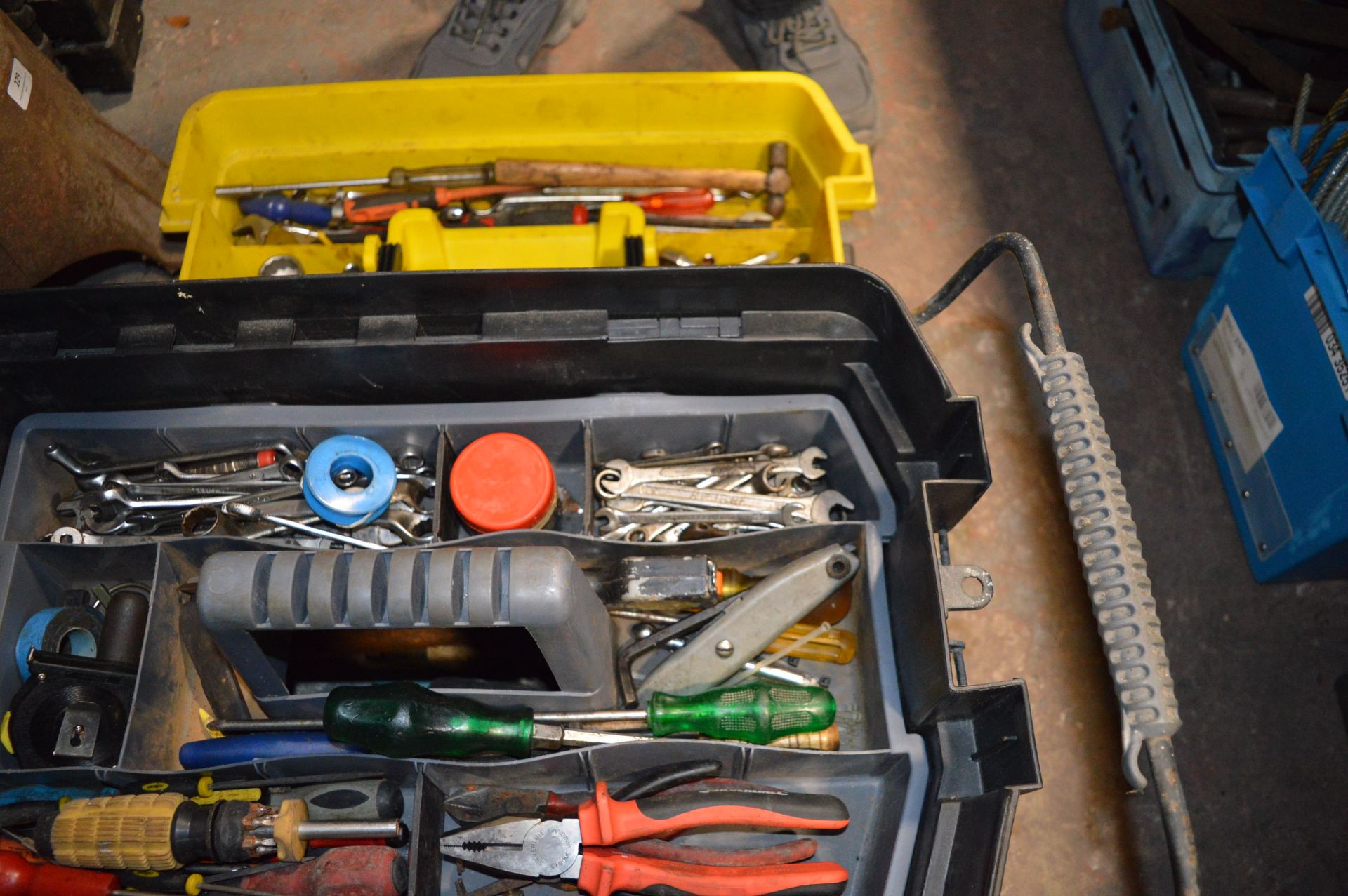 Stanley Box Containing Assorted Tools Including Spanners, Ratchets, Screwdrivers, etc. - Image 5 of 7