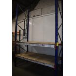 Bay of Dexion M Racking 110x230cm x 370cm high Comprising of Two Uprights and Four Beams (contents