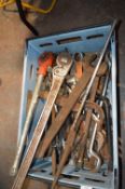 Box of Large Wrenches and Ratchets