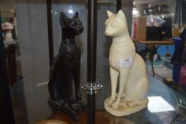 Two Composite Egyptian Cats