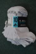 Ten Pairs of Kid's Trainer Socks Size: 3-8