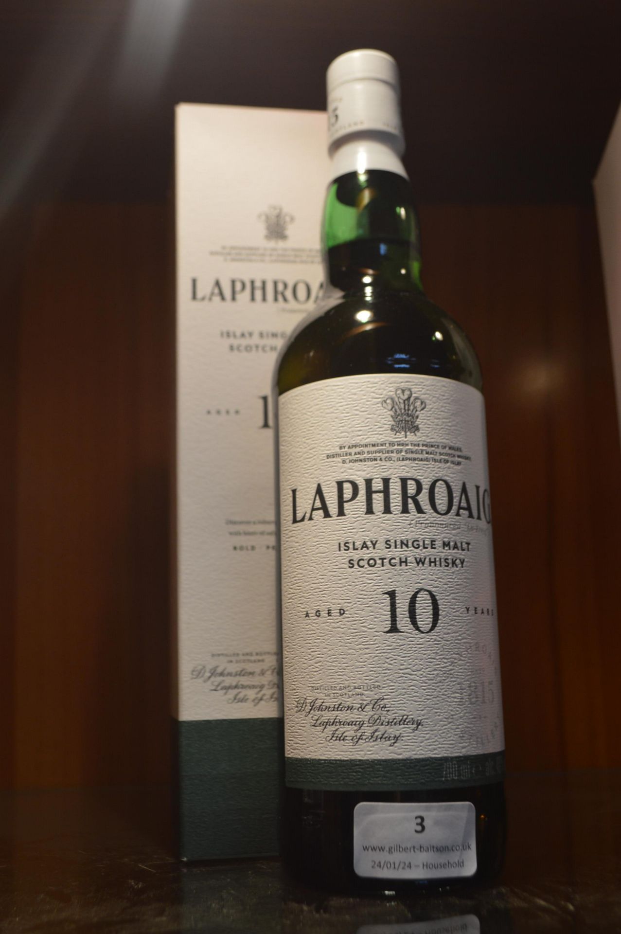 Laphroaig 10 Year Old Single Malt Scotch Whisky 70