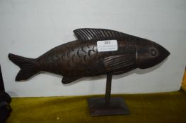 Ethnic Carved Wooden Fish