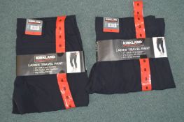 *Lady's Travel Pants 2pk Size: 8