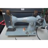 Vintage Jones Manual Sewing Machine and Case