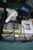 Electrical Items Including Radio, Hair Dryer, etc.