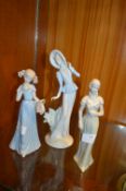 Three Decorative Porcelain Figurines