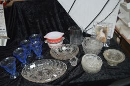 Vintage Glassware and Pyrex Dishes etc.