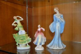 Three 1920's Porcelain Figurines