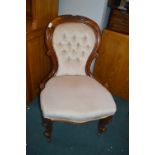 Vintage Nursing Chair with New Upholstery