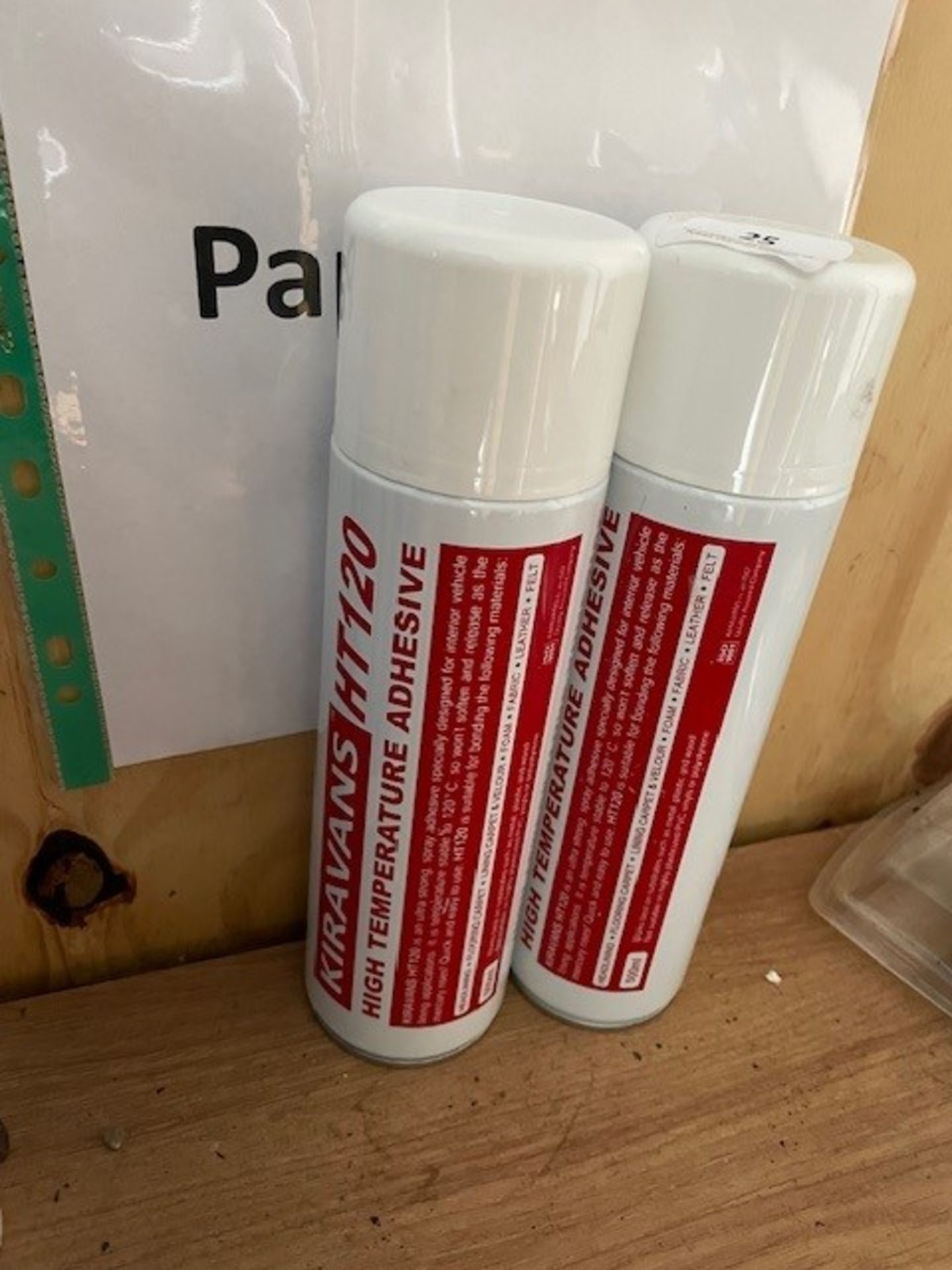 *One Full and One Part Can of HT120 High Temperature Adhesive