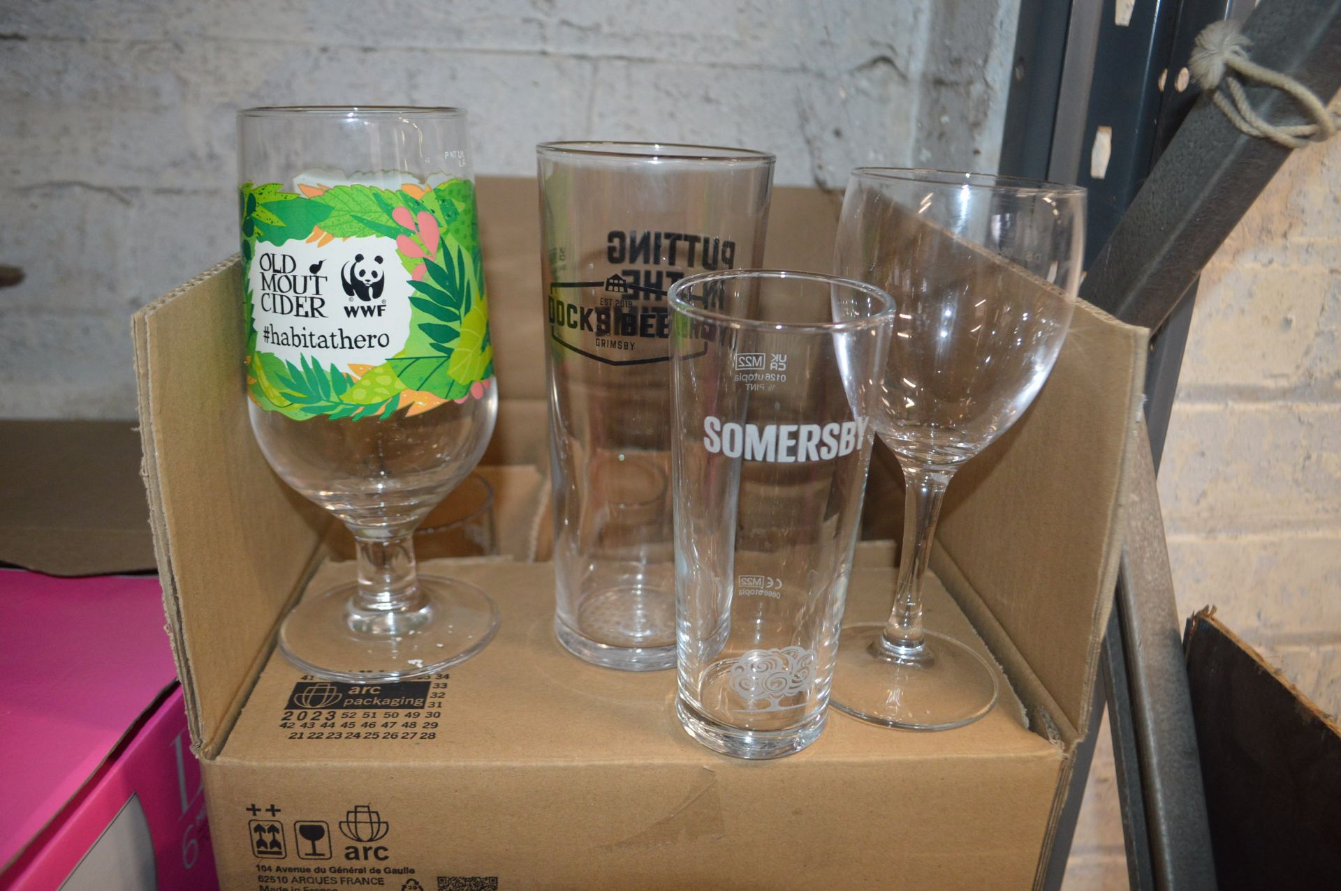 Fix Boxes of Assorted Glasses Including Somersby, - Image 5 of 7