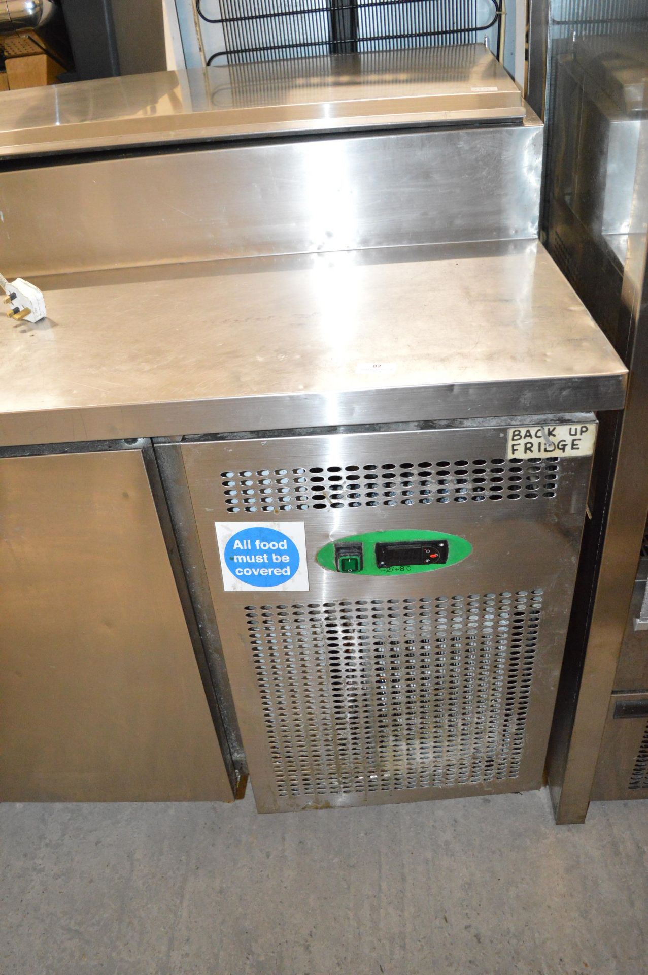 Three Door Refrigerated Preparation Table with Bai - Image 2 of 5