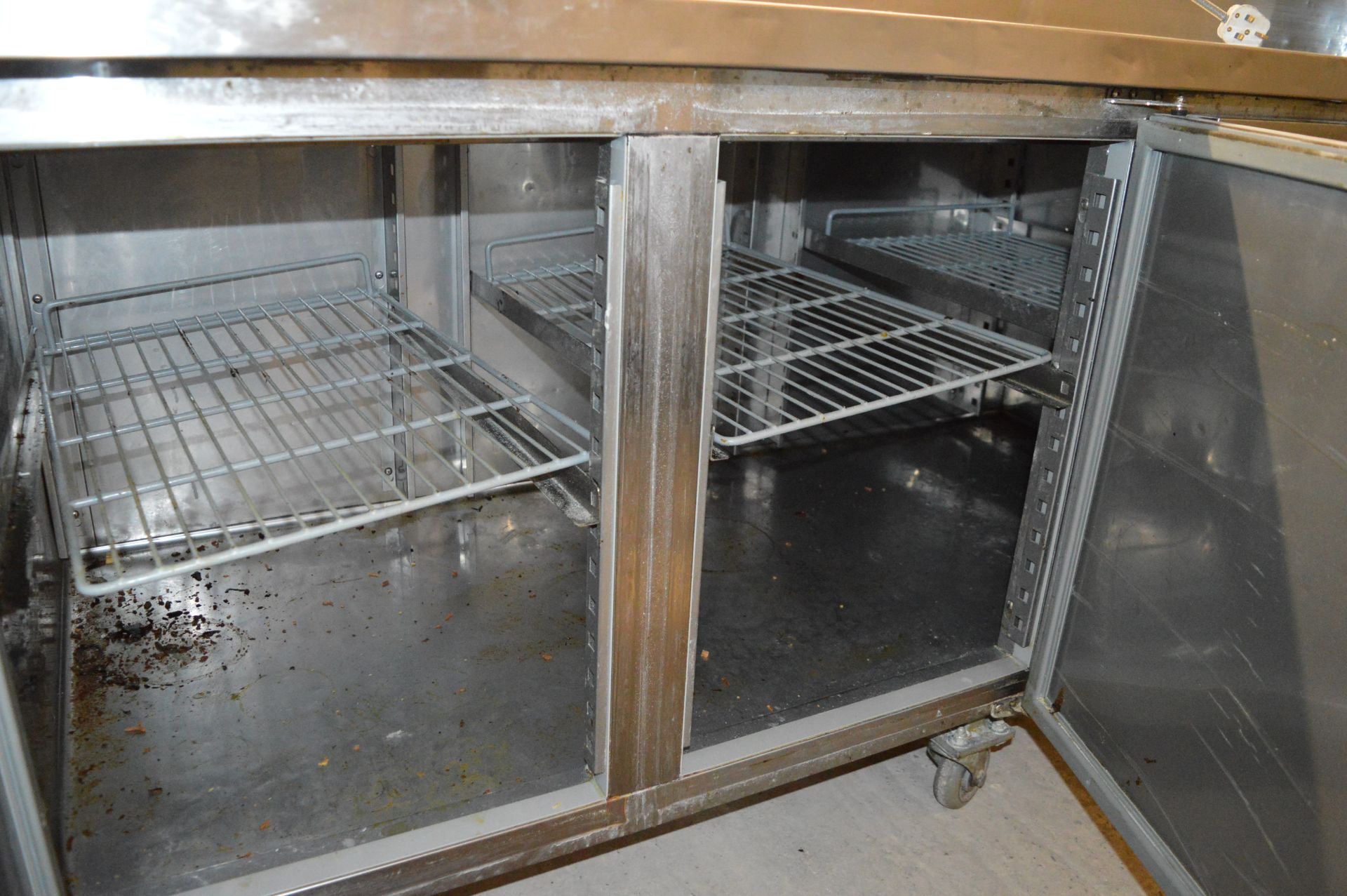 Three Door Refrigerated Preparation Table with Bai - Image 3 of 5