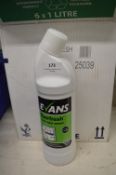 *6x 1L of Evans Ever Fresh Apple Toilet Cleaner