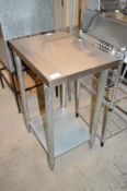 Stainless Steel Preparation Table 60x45cm x 90cm h