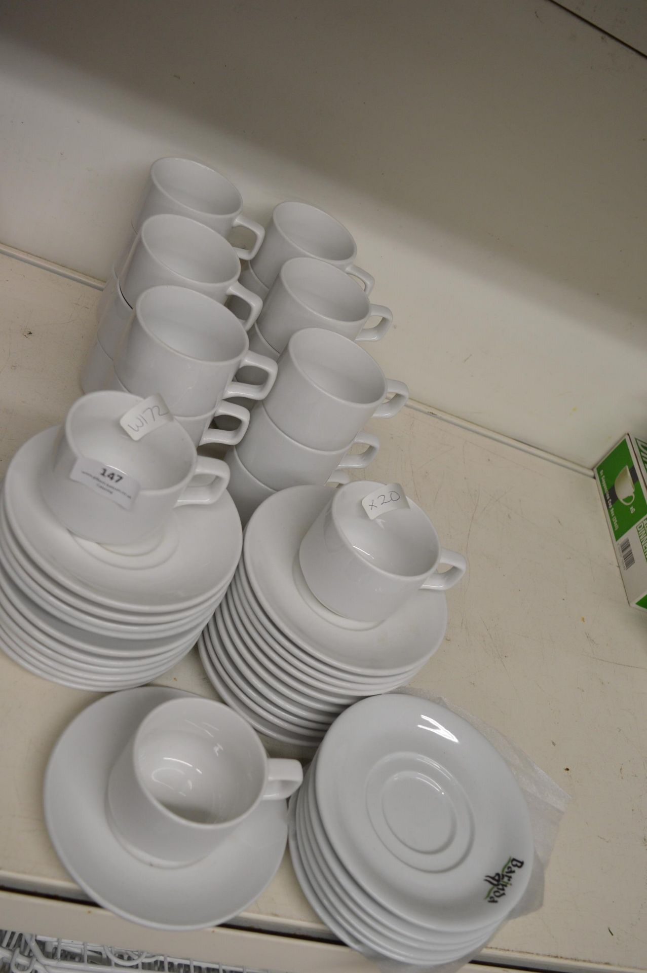 21 Cups and Saucers, and Five Others
