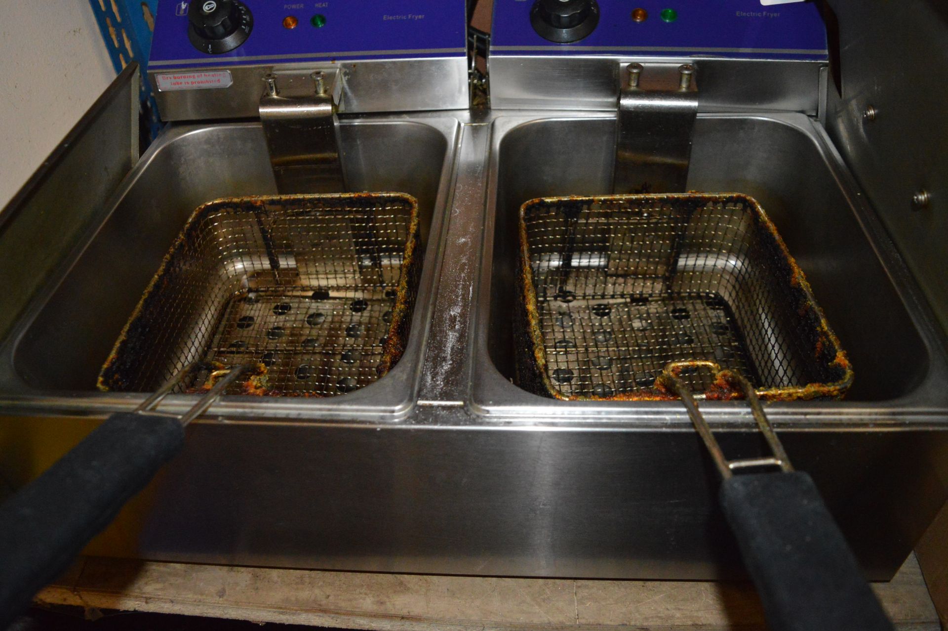 Double Basket Electric Fryer - Image 2 of 2