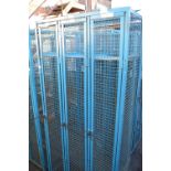 *Three Bay Blue Mesh Lockers 90x38cm x 192cm high