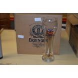 Twelve Erdinger Pint Glasses