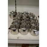 ~20 Stainless Steel Teapots