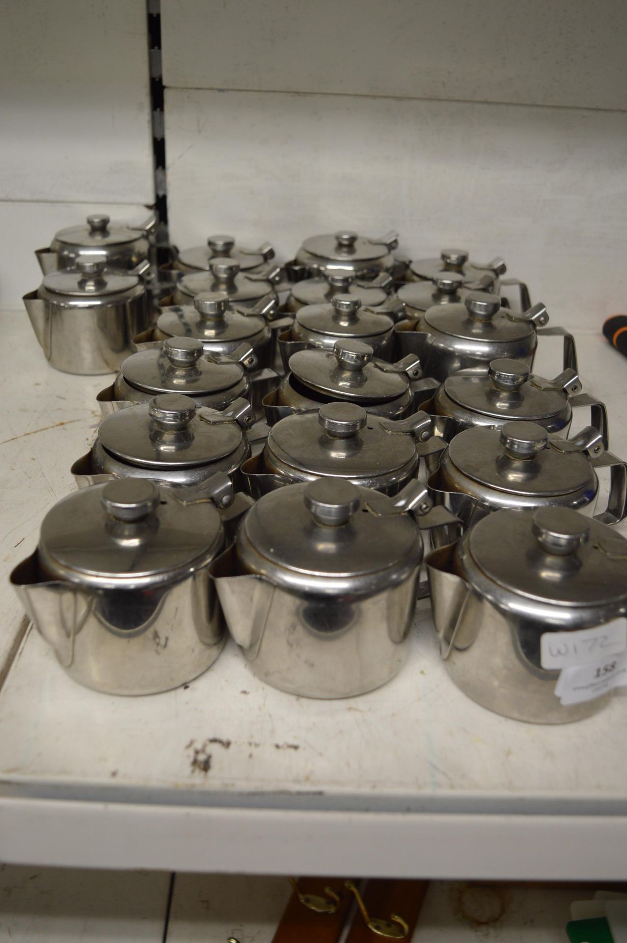 ~20 Stainless Steel Teapots
