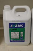 *5L of Evans Qsol Washing Up Liquid (BBD Sept 2025