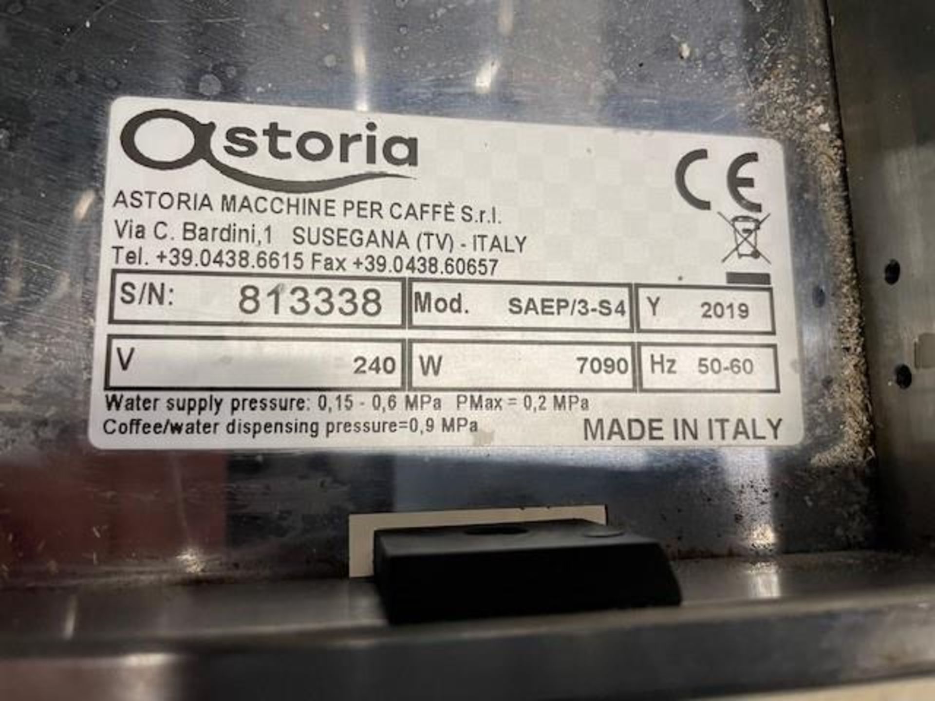 Astoria Storm Espresso Machine Single Phase - Image 10 of 10