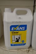 *5L of Evans Clear Window and Glass Cleaner (BBD O