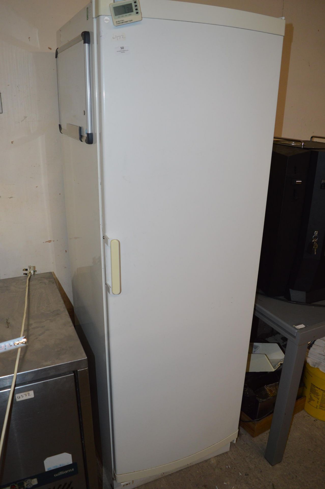 White Upright Refrigerator