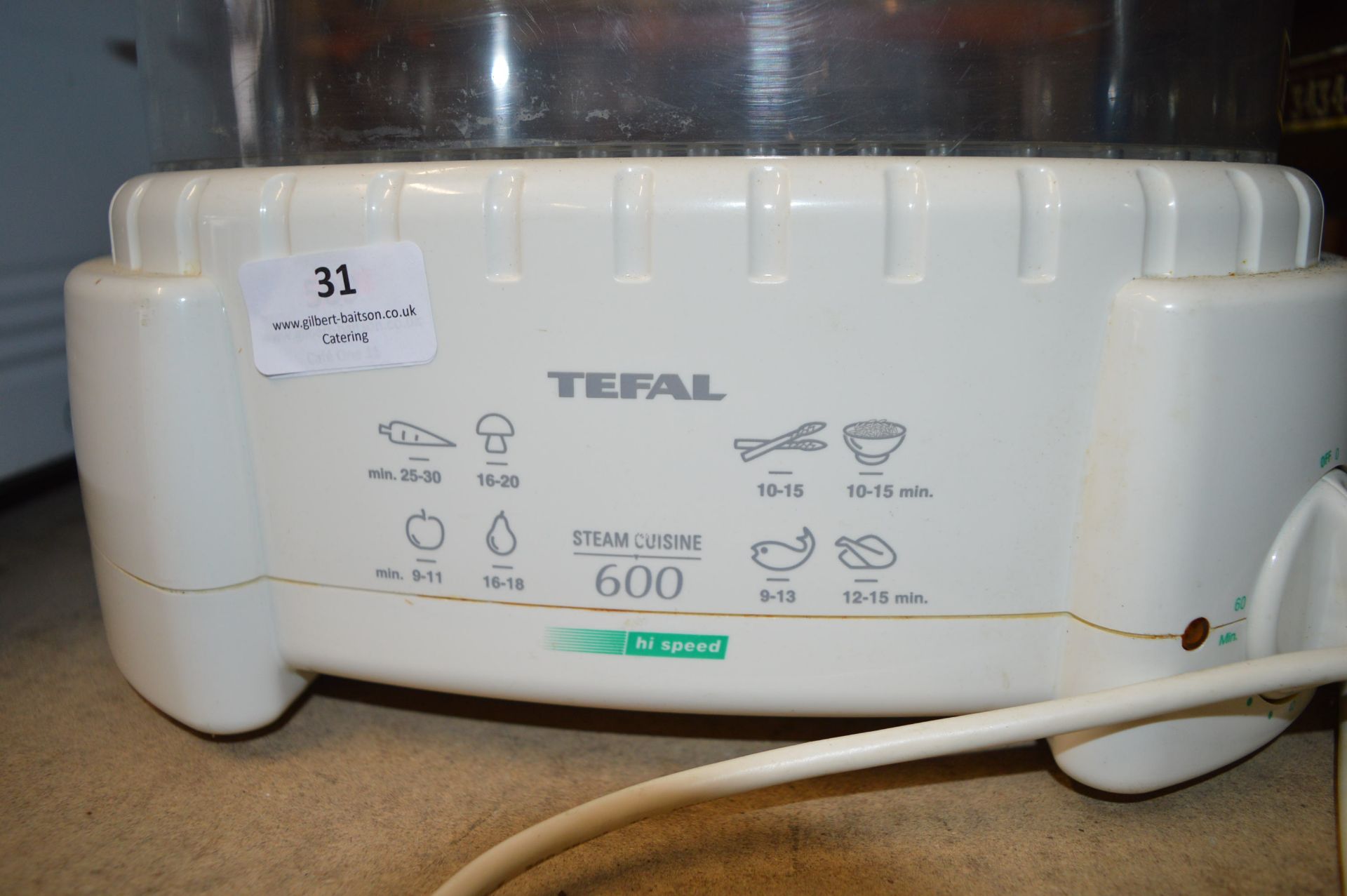 Tefal Steam Cuisine 600 Steam Cooker - Image 2 of 2