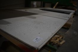 *Contents of Shelf to Include Two Fire Retardant Master Boards 4x8ft x 5mm, plus Offcuts