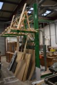 *Timber Racking 11.5ft tall x 8ft wide x 3.5ft deep Comprising Three Uprights and Six Beams (