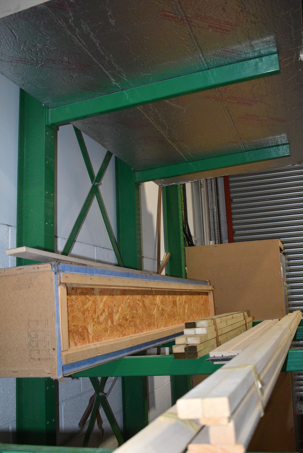 *Timber Racking 11.5ft tall x 12ft wide x 3.5ft deep Comprising Four Upright and Eleven Beams ( - Image 2 of 4