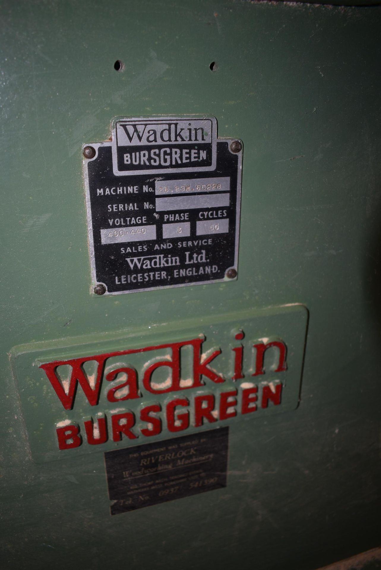 *Wadkin Bursgreen 26 BSW Bench Saw - Image 3 of 4