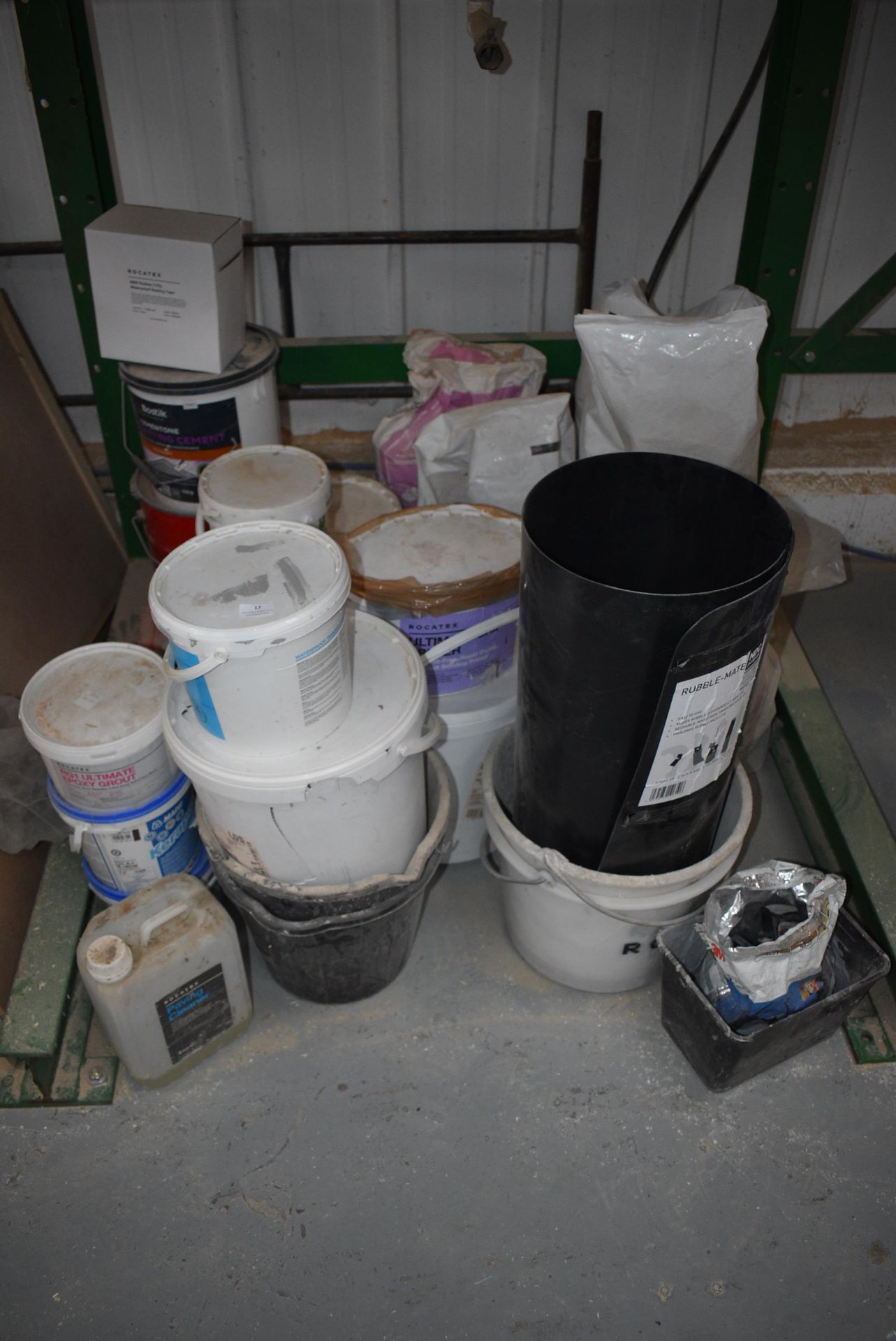 *Assorted Tanking Coats, Primers, Rubble Mates, Rapid Setting Cement, etc.