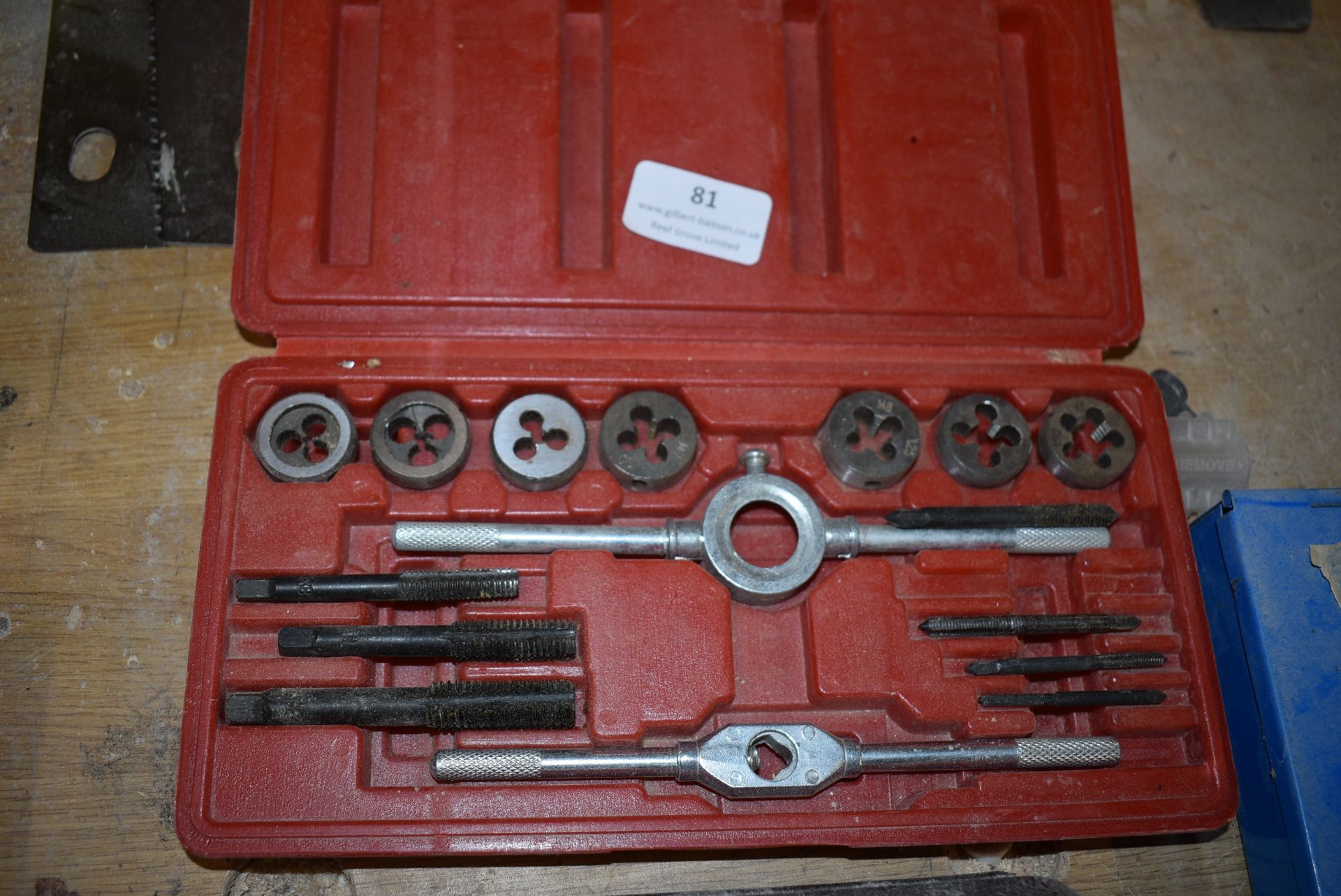 *Tap & Die Set in Red Case