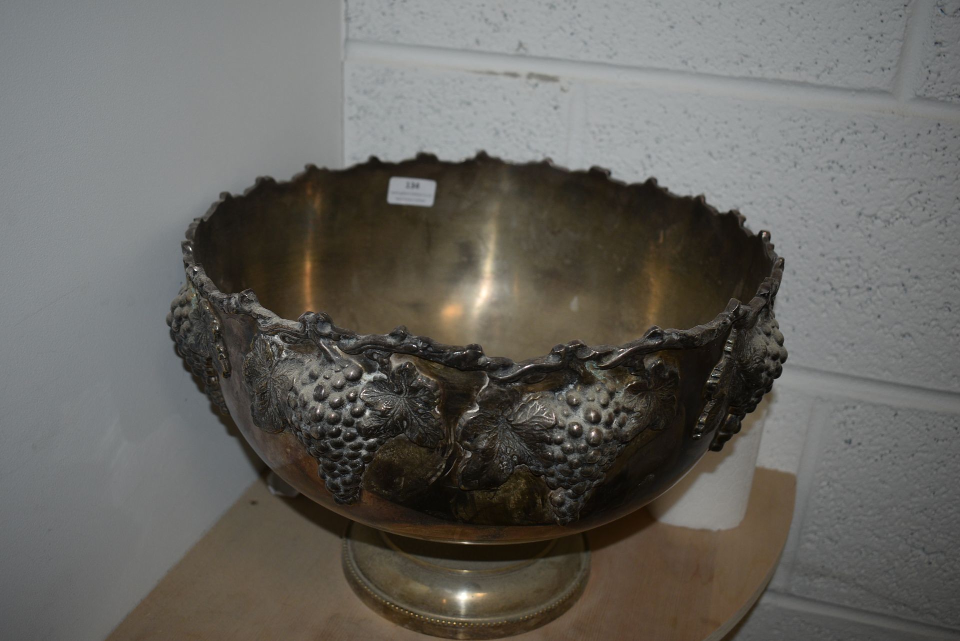 *Silver Plated Punch Bowl - Image 3 of 3
