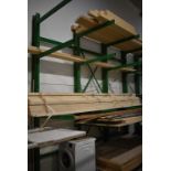 *Timber Racking 11.5ft tall x 12ft wide x 3.5ft deep Comprising Four Upright and Sixteen Beams (
