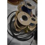 *Assorted Cables and Wire on Spools