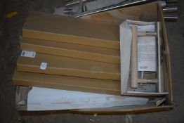 *Box Containing Stainless Steel and Timber Sauna Door Handles