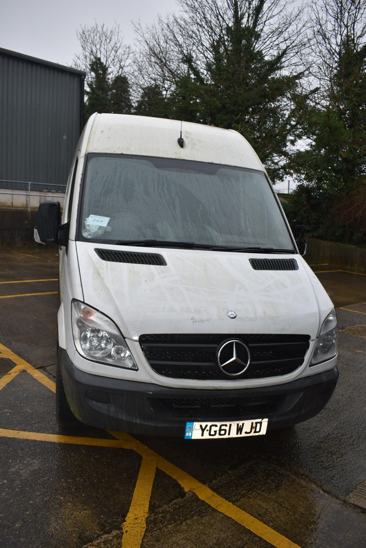 *Mercedes Sprinter 316CDi Long Wheelbase Van Reg: YG61 WJD with Side Door, Mileage: 147766, Manual