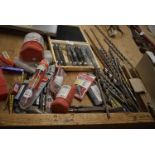 *Assorted Drill Bits, Router Bits, Tooling, etc.