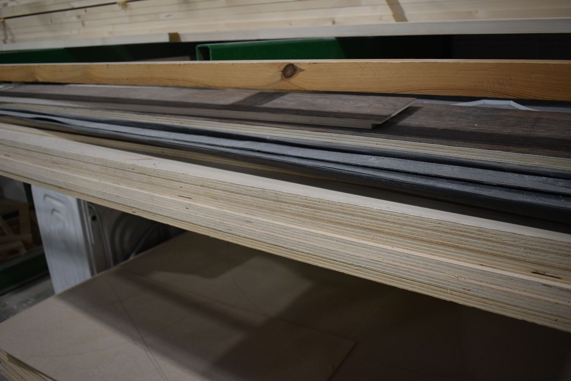 *Contents of Shelf to Include Six 125x250cm Plyboards plus Offcuts - Image 2 of 4