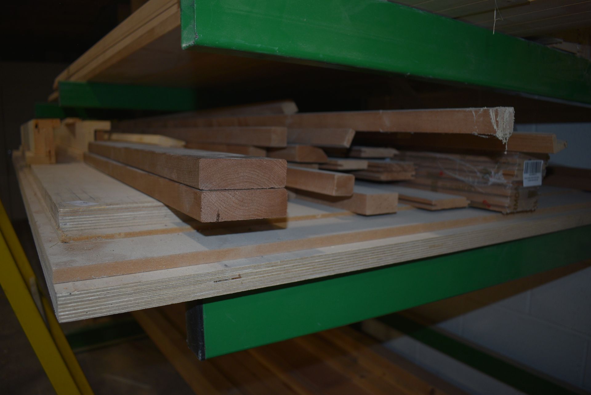 *Contents of Shelf to Include Boards, Offcuts, Tongue & Groove, etc.