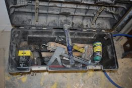 *Stanley Toolbox Containing Lump Hammers, Claw Hammers, Hand Tools, etc.