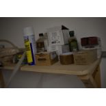 *Assorted Glass Doorstops, Polishes, Tapes, etc.
